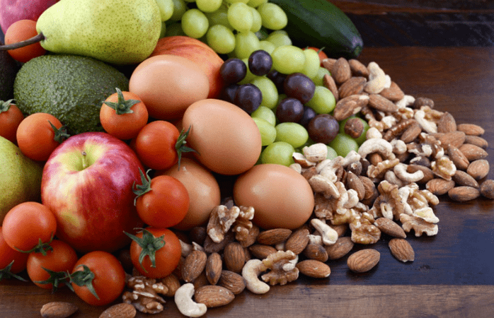 Fruits and vegetables